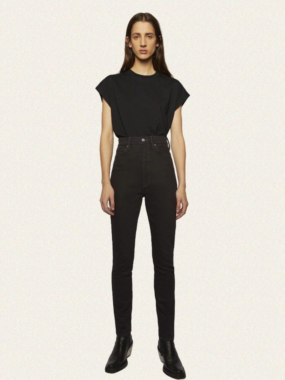 Acne Studios Blå Konst 1994 High Rise Jeans